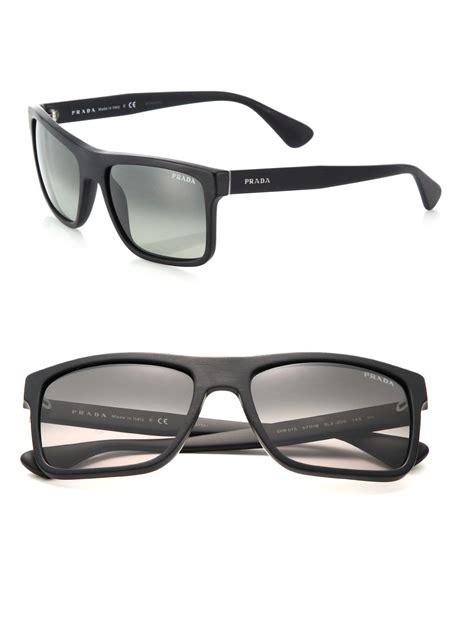 prada men rectangular glasses|men's prada sunglasses online cheapest.